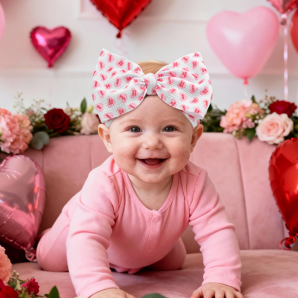 Yanjie handmade 7inch bow using waffle fabric for lasting shine and durability.