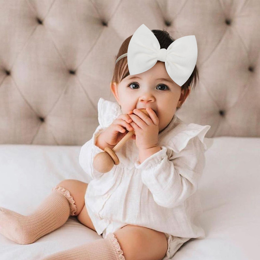 YanJie headband no-mark design protects delicate baby skin.