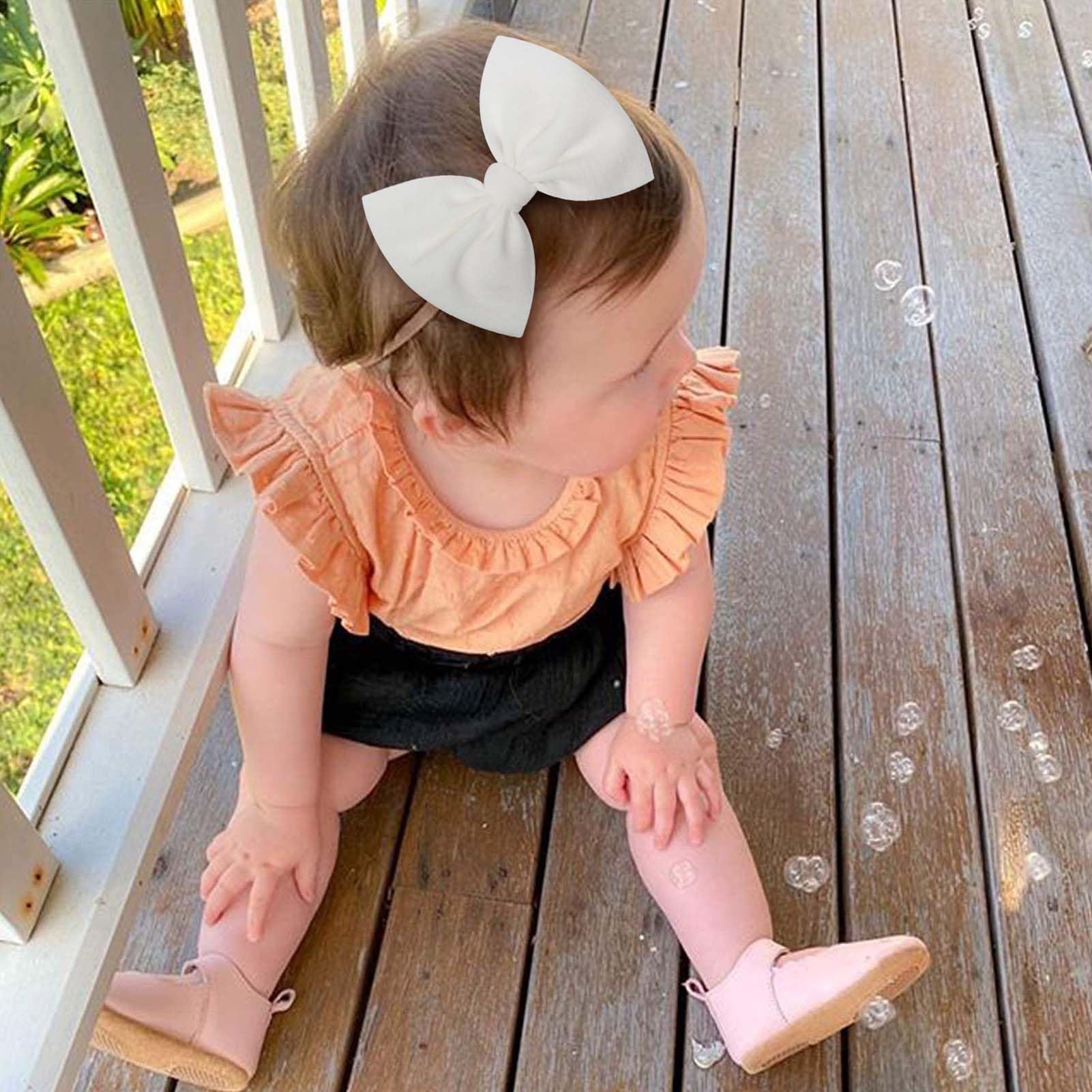 YanJie headbands suitable from newborn to toddler for everyday outfits.
