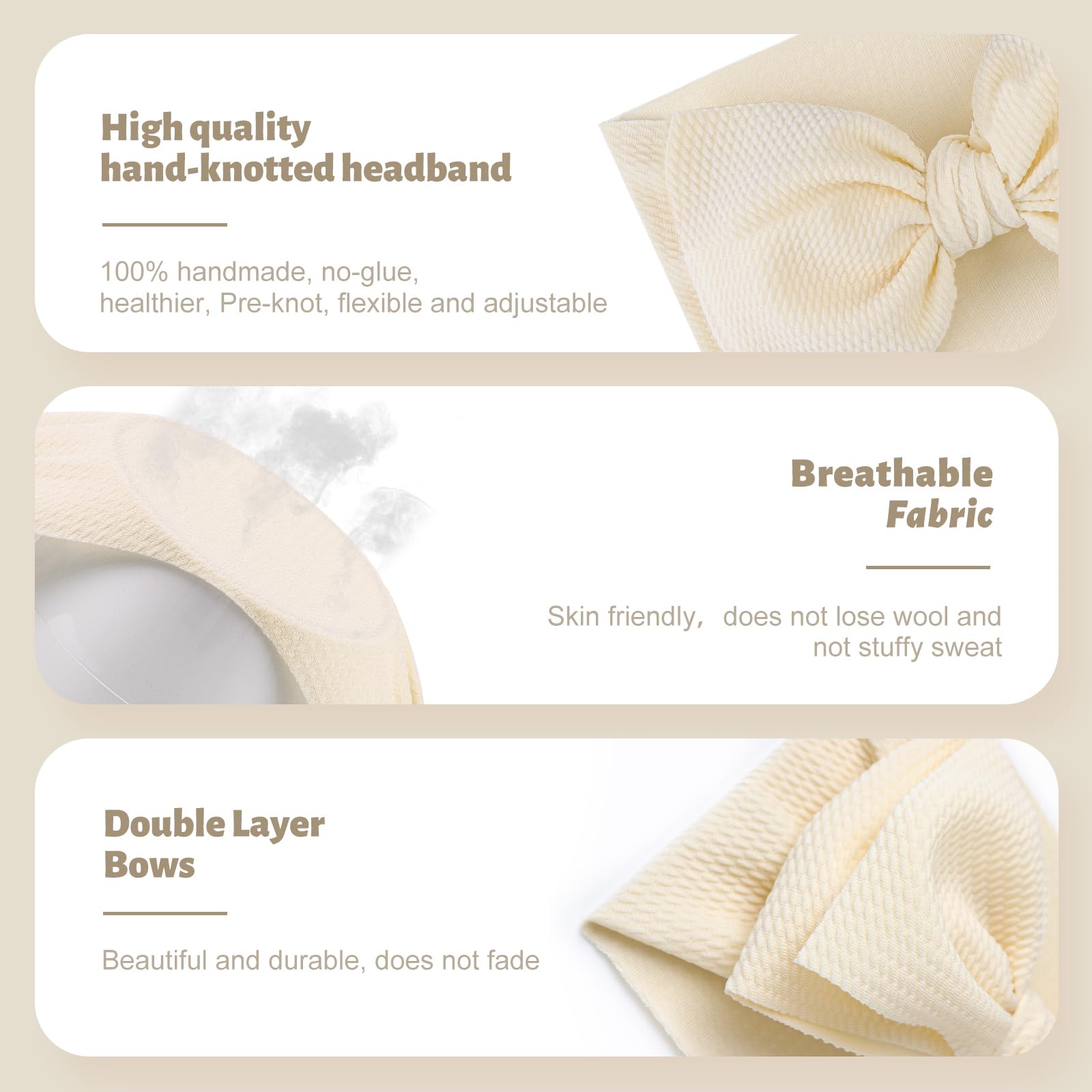 YanJie infant bows as a photography prop for charming portraits.