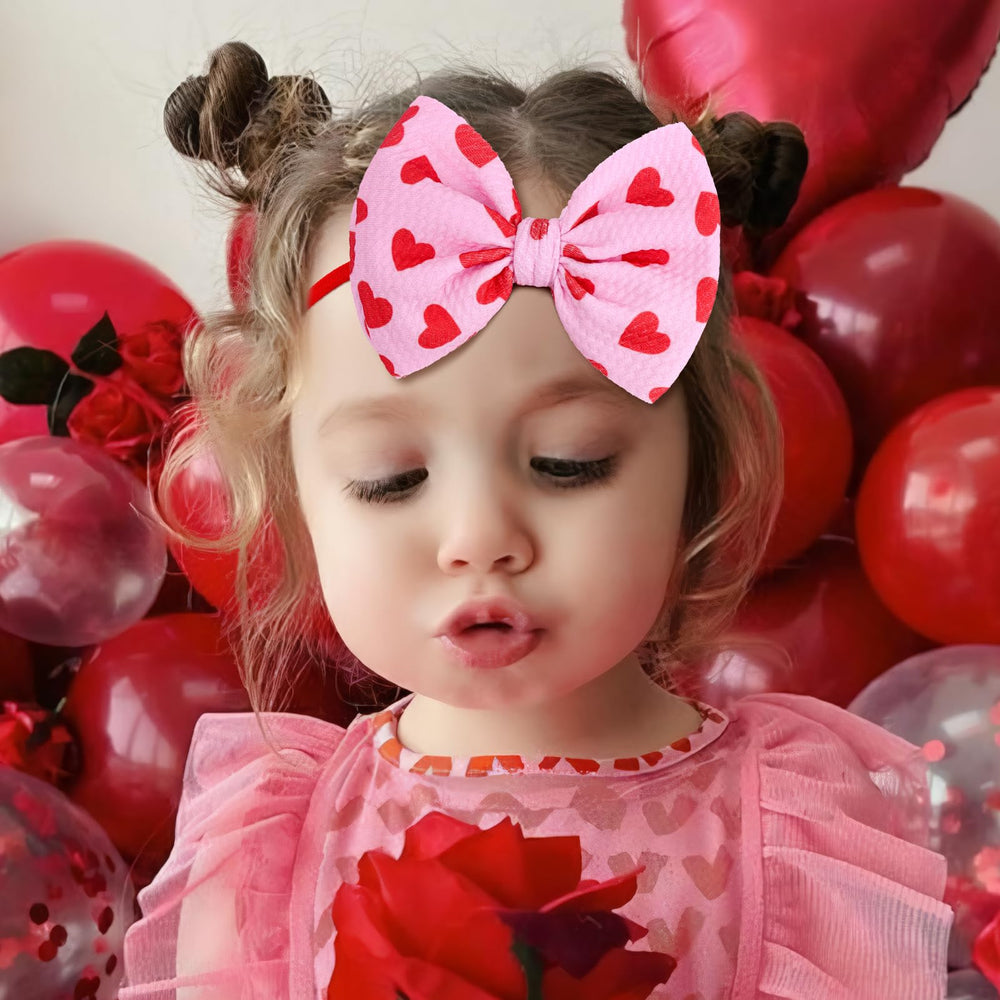 YanJie newborn headband bows made from soft nylon for comfortable wear.