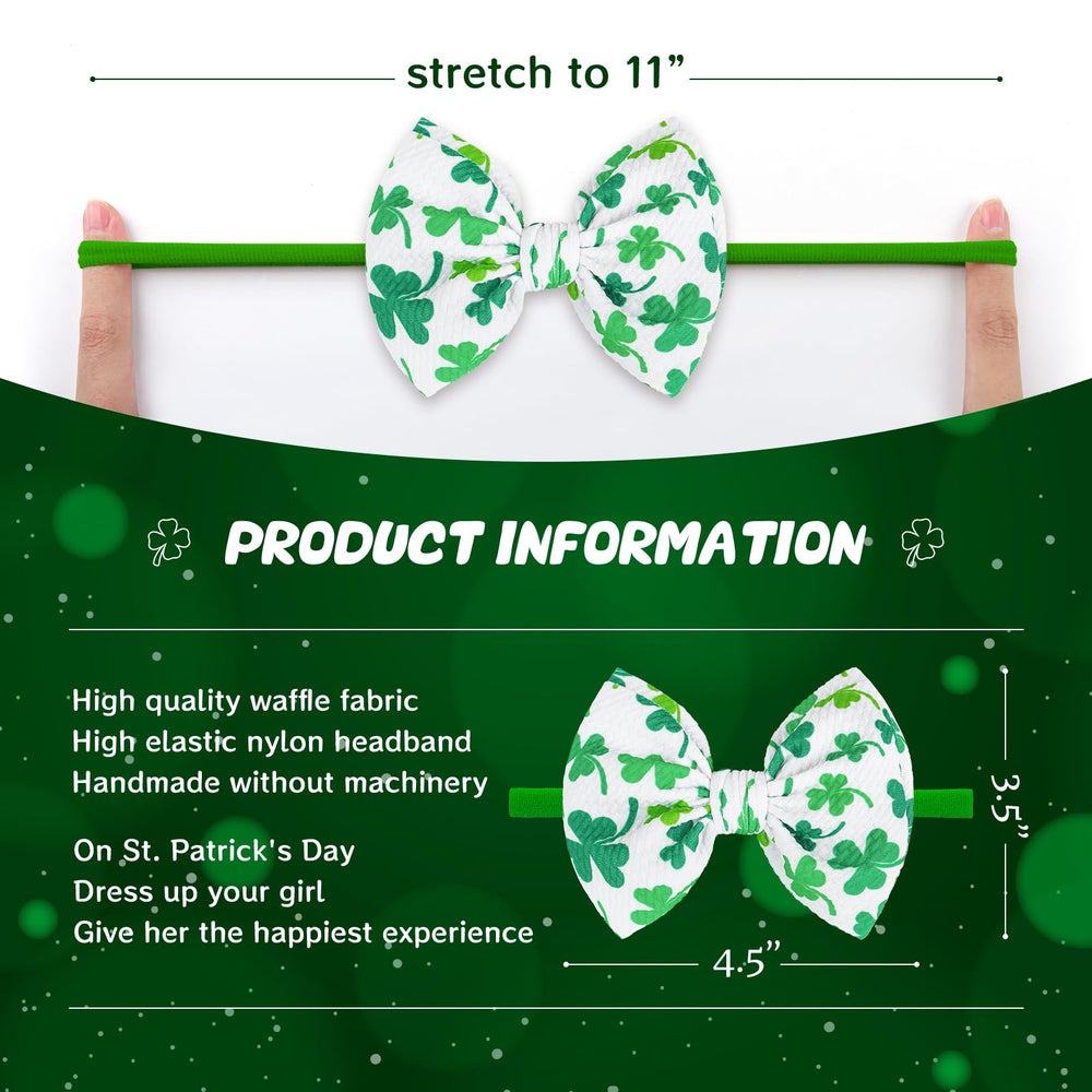 YanJie newborn-toddler headband with comfortable elastic nylon fit.