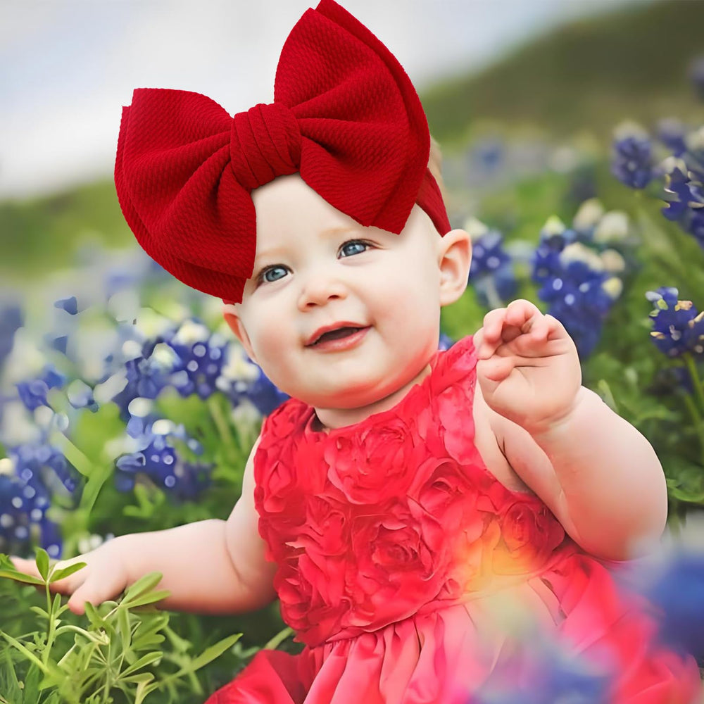 YanJie soft knot headbands with black bow, classic look for outfits