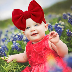 YanJie soft knot headbands with black bow, classic look for outfits