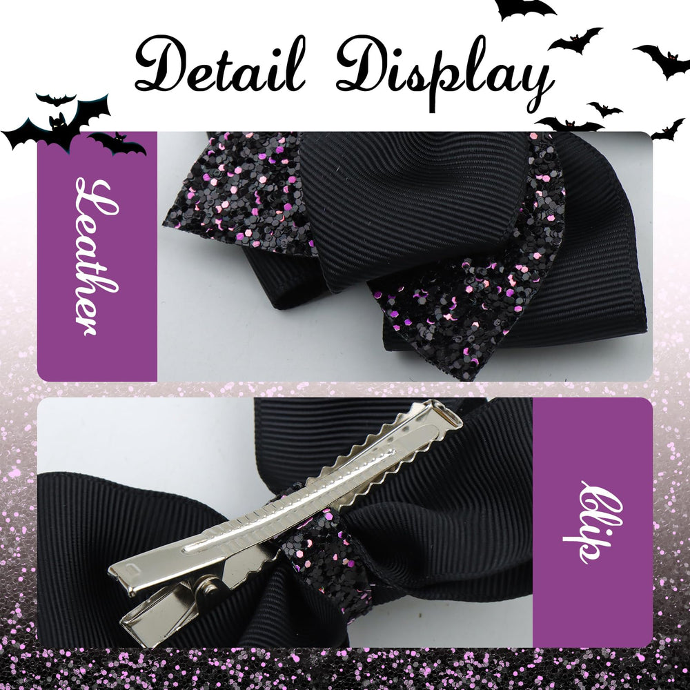 YanJie sparkle leather bows provide lasting shine without shedding glitter