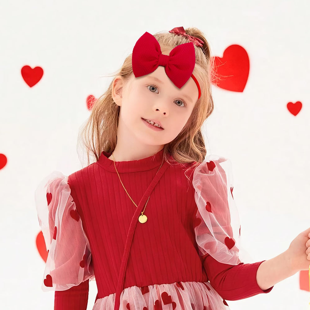 YanJie three-pack baby bow headbands for everyday outfits and photos.