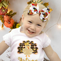 YanJie soft-stretch nylon toddler headband fits comfortably all day.