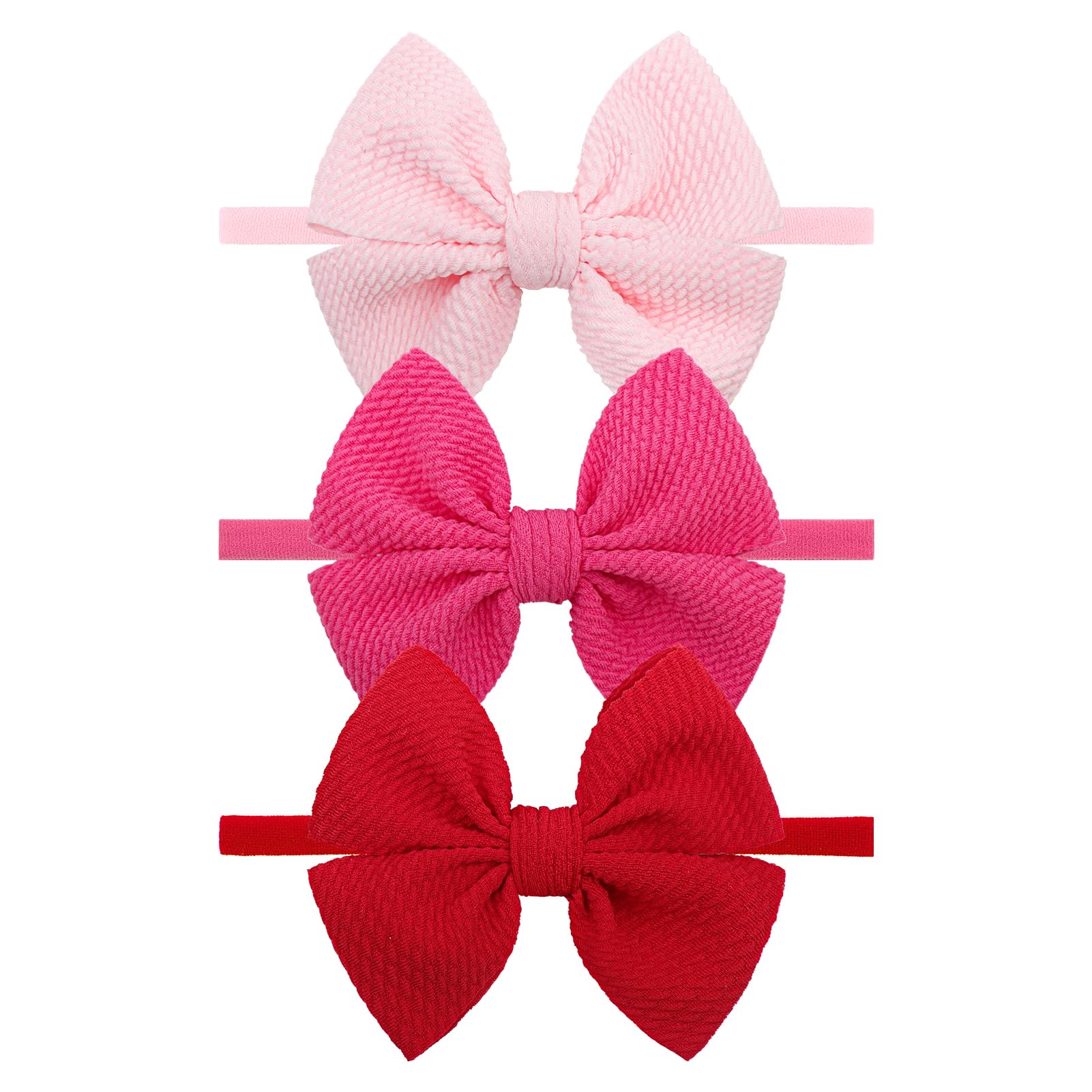 YanJie valentines day bows headband red offers gentle comfort for newborns