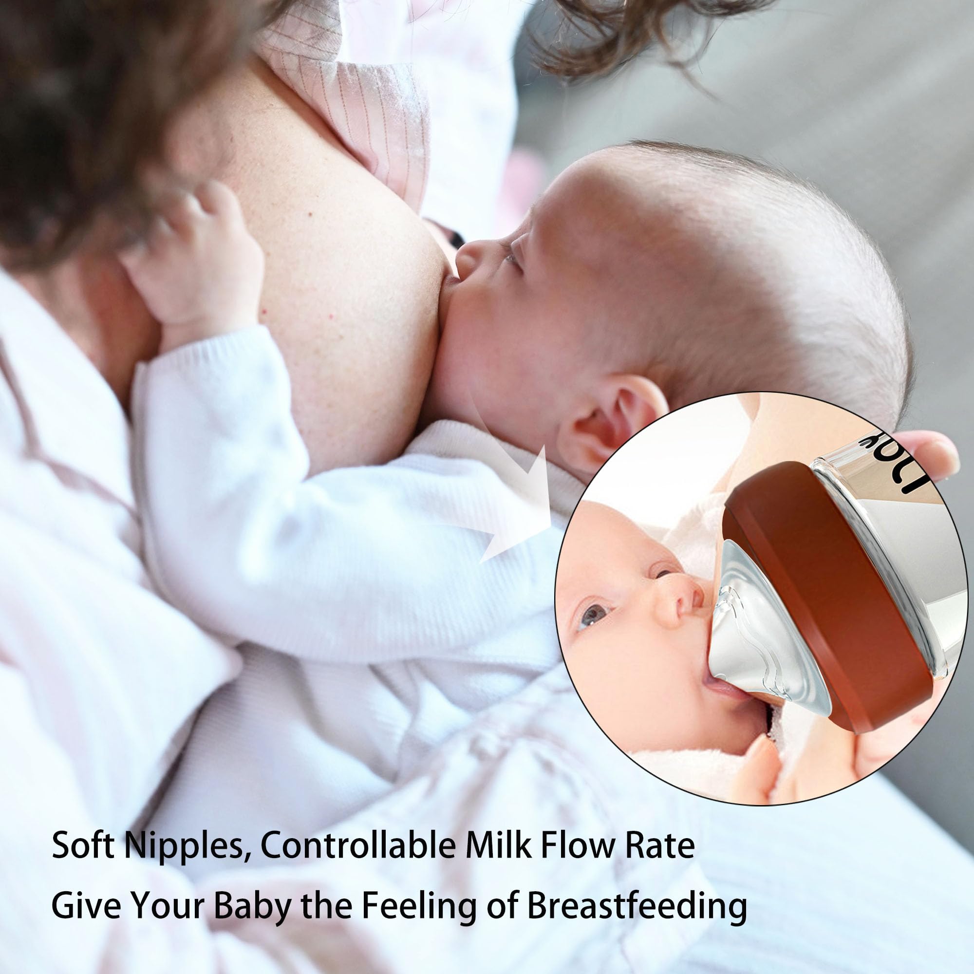 yanyoyo anti-colic nipple with pressure-regulation for smoother feeds