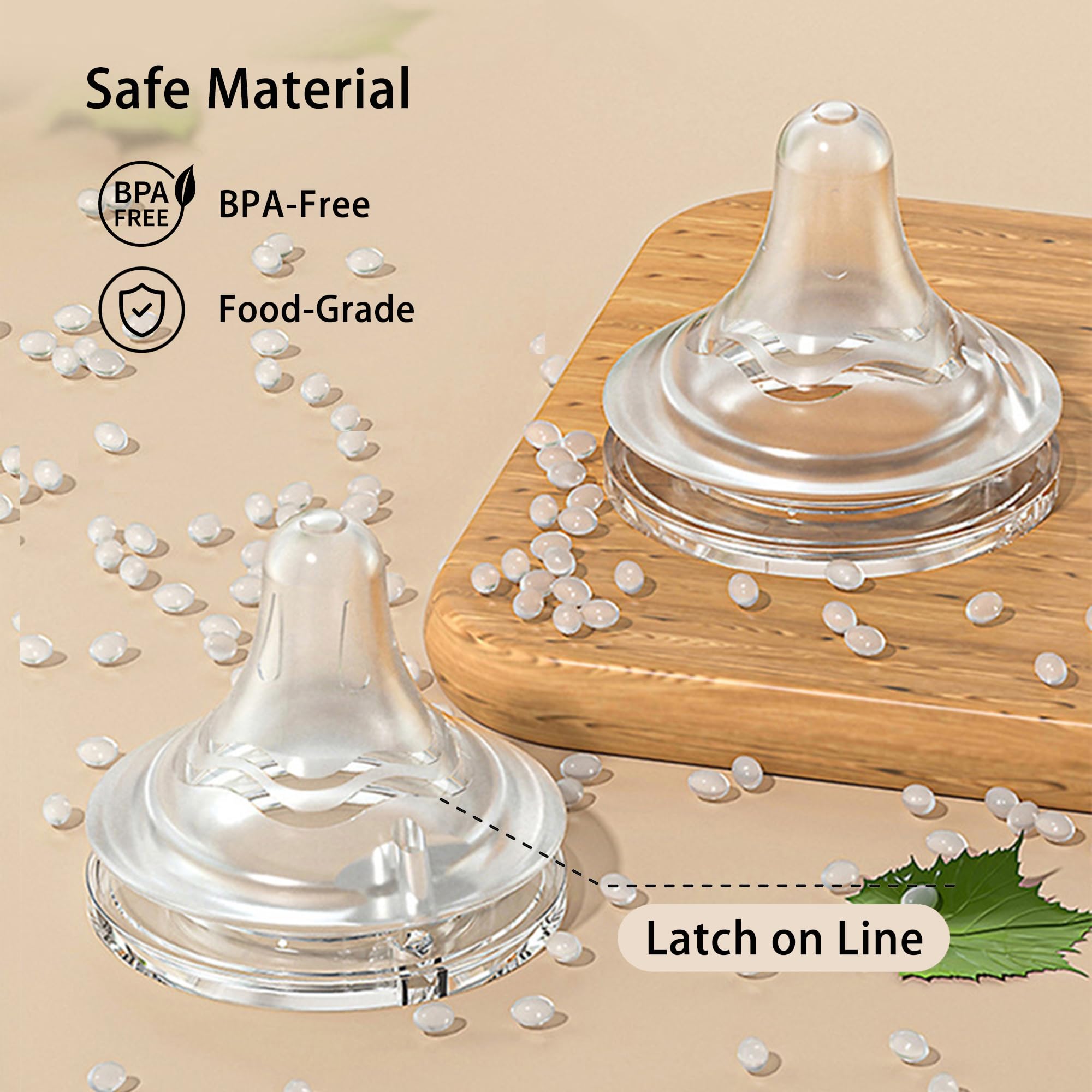 yanyoyo newborn-friendly nipple for paced feeding