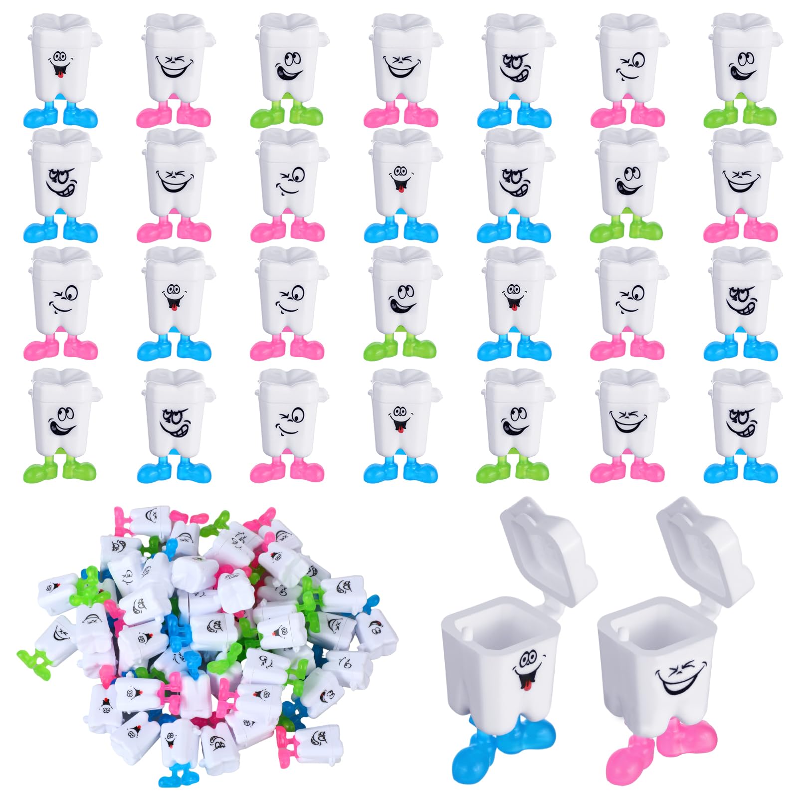 Yaomiao teeth saver necklace with colorful design for collecting lost teeth.