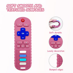YAPPROMO Babay teether showing bumpy-keys for gum massage