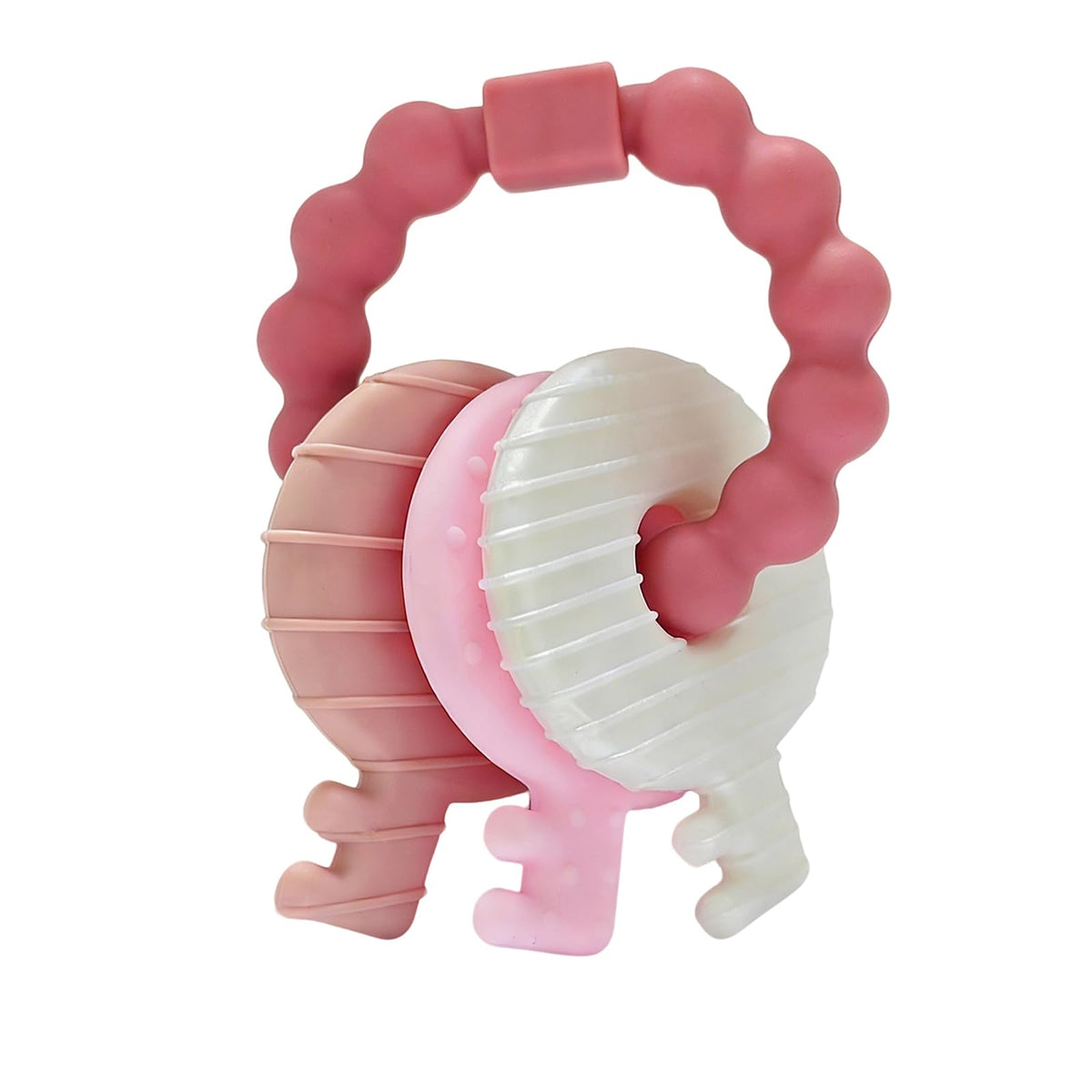 YAPPROMO baby teething keys teether for early sensory exploration and teething relief