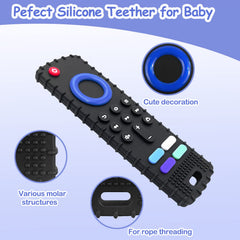 YAPPROMO dishwasher-safe silicone teething toy for easy cleanup.
