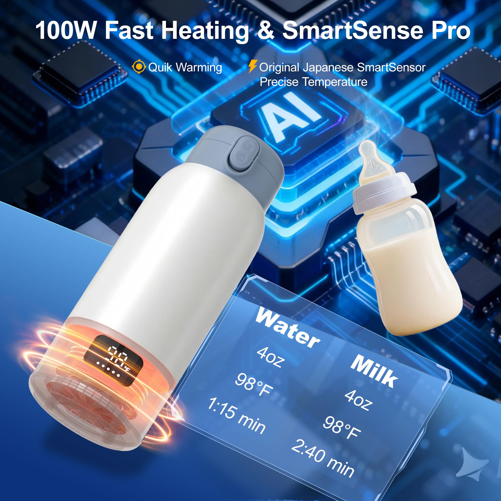 YARUITK travel leak-proof bottle warmer design keeps bags clean