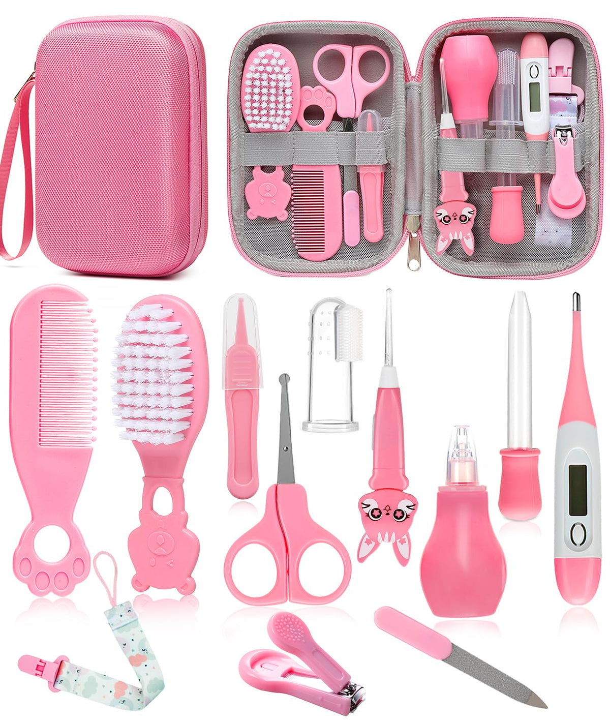 YASEW baby grooming kit tote case organizes all essentials for on-the-go care