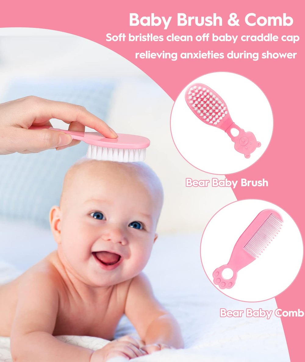 YASEW comb helps manage delicate newborn hair during bath time