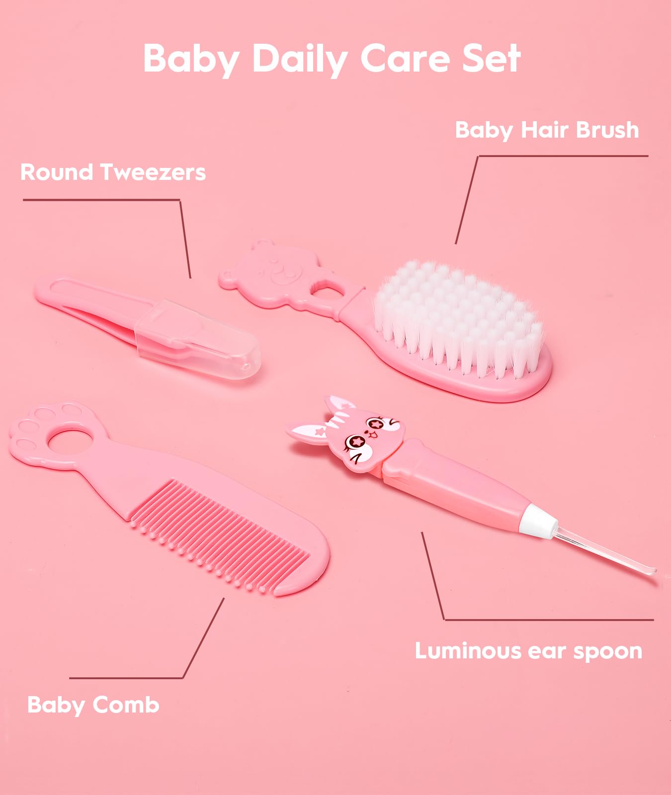 YASEW hair brush with ultra-soft bristles for gentle scalp care