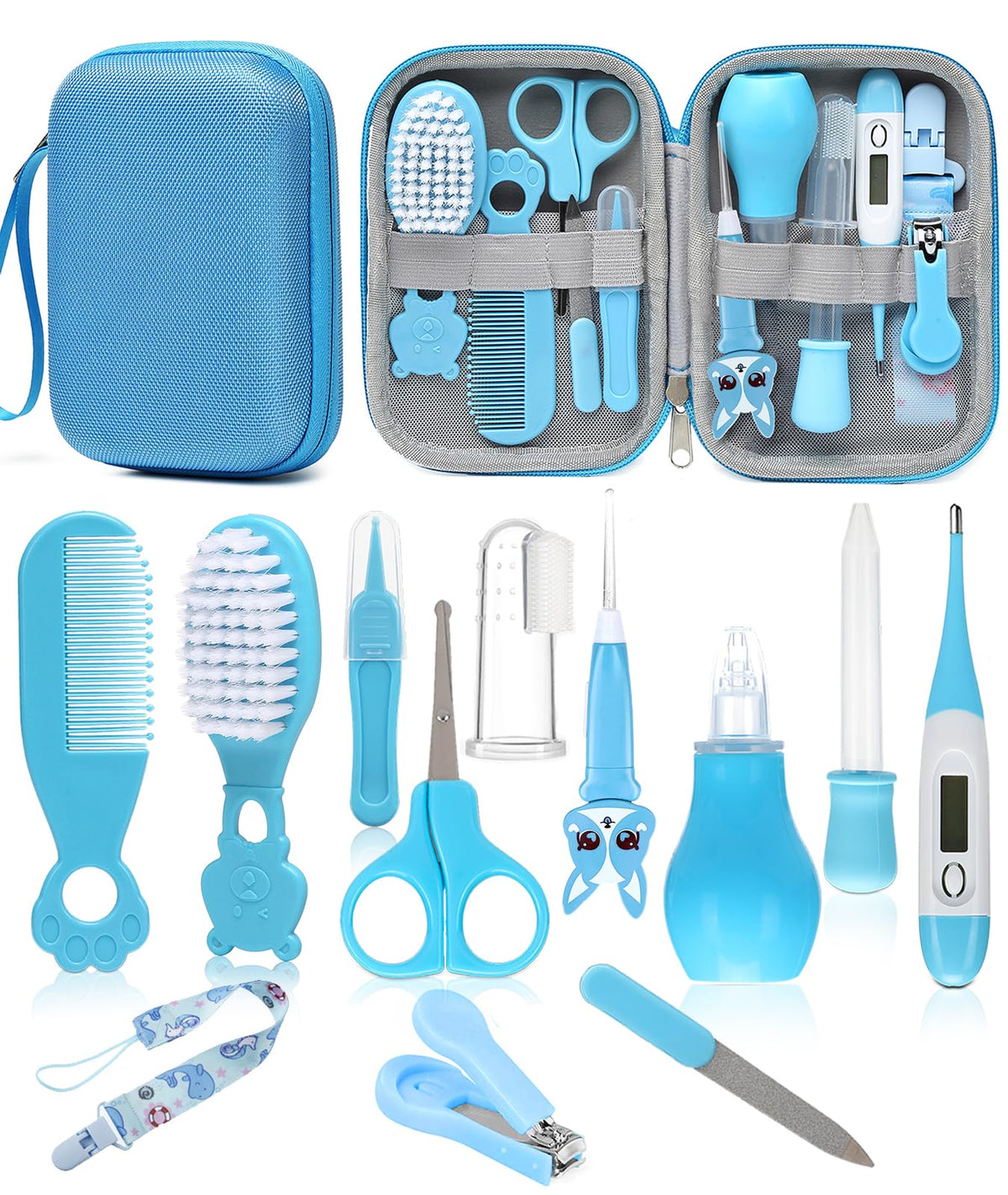 YASEW baby grooming kit tote case keeps essentials organized on the go.
