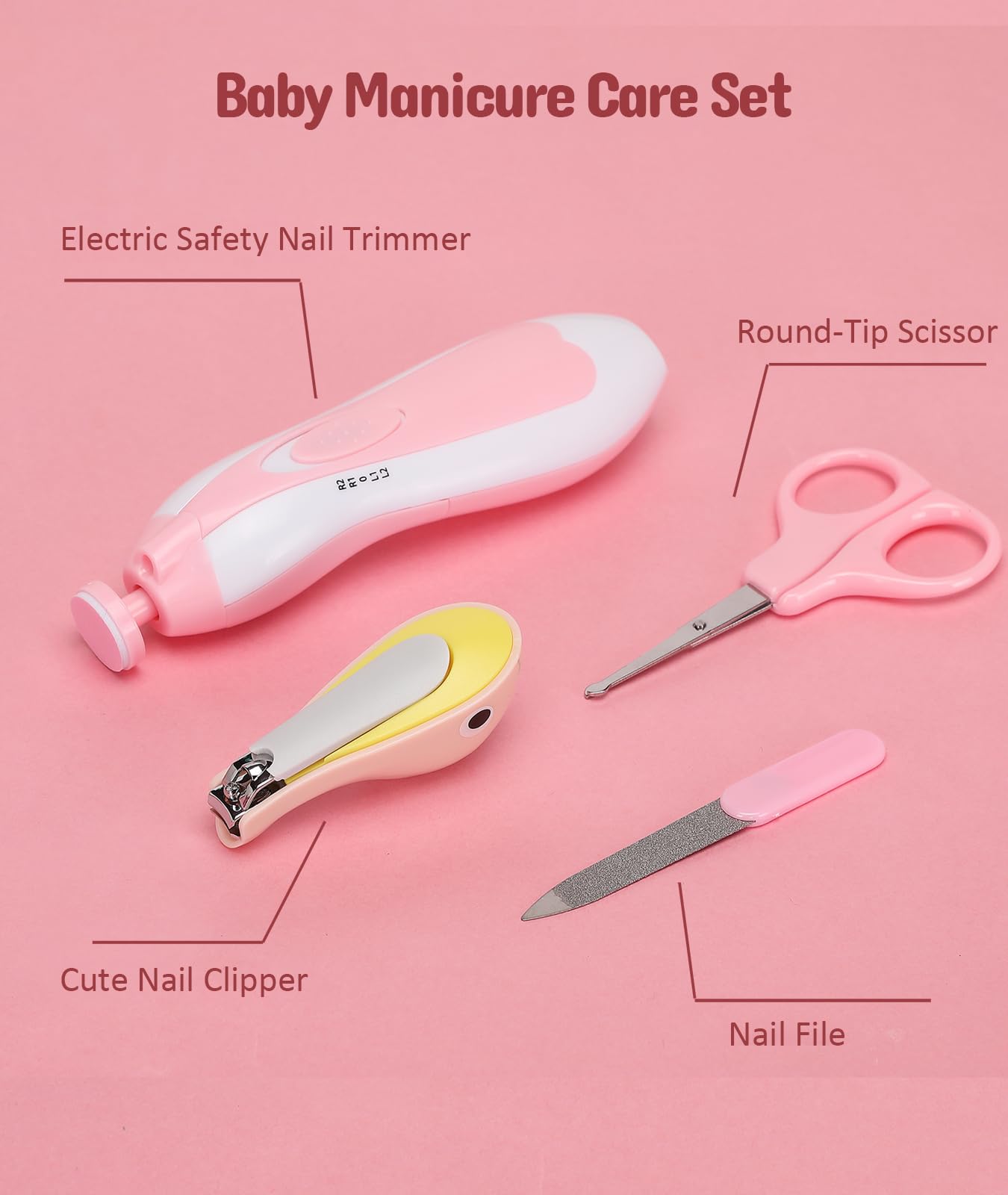 YASEW nail files set for precise nail shaping