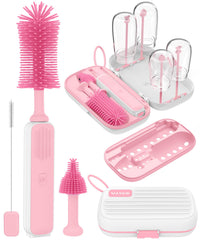 YASEW electric baby bottle brush cleaner with deep-clean action for bottles and parts