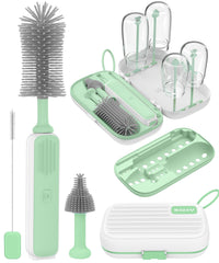YASEW electric bottle brush travel kit for quick 360° cleaning