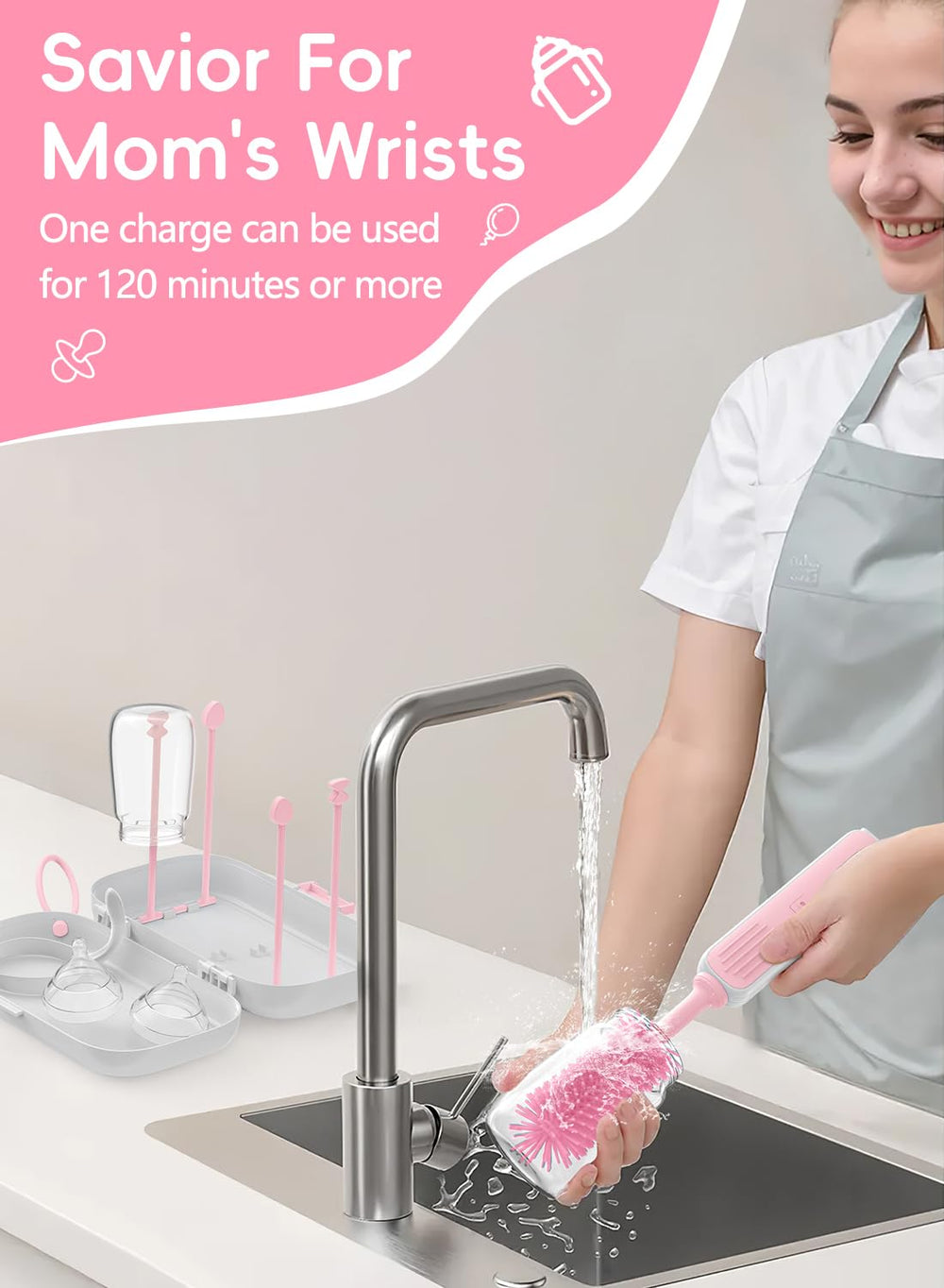 YASEW gift-ready baby cleaning set for new parents