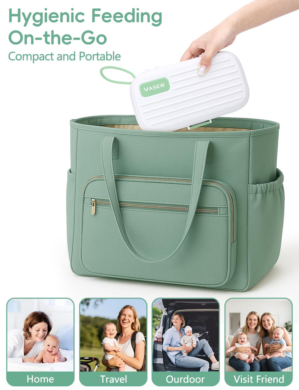YASEW travel storage box keeps the kit organized on the go