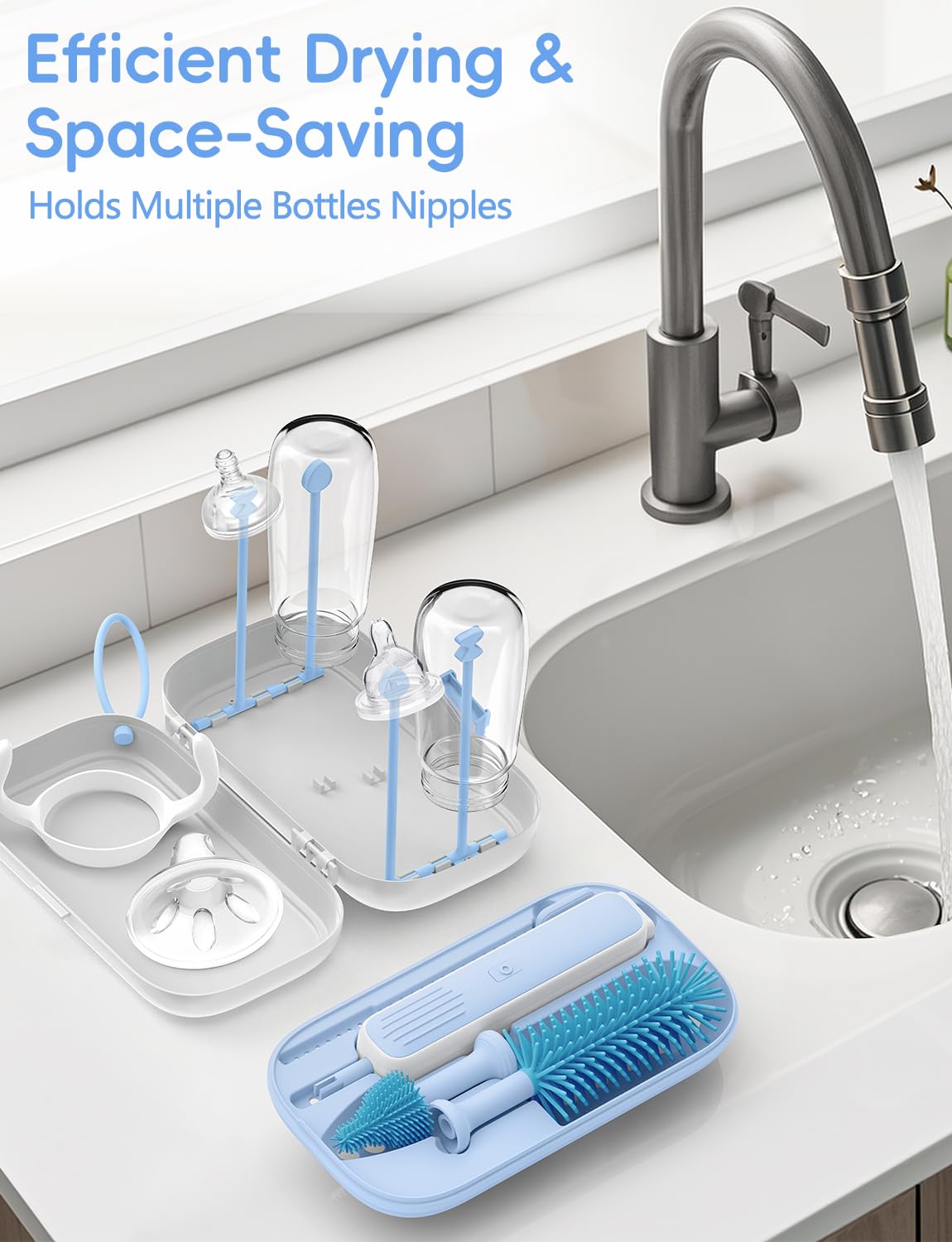 YASEW straw cleaner reaches narrow tubes easily