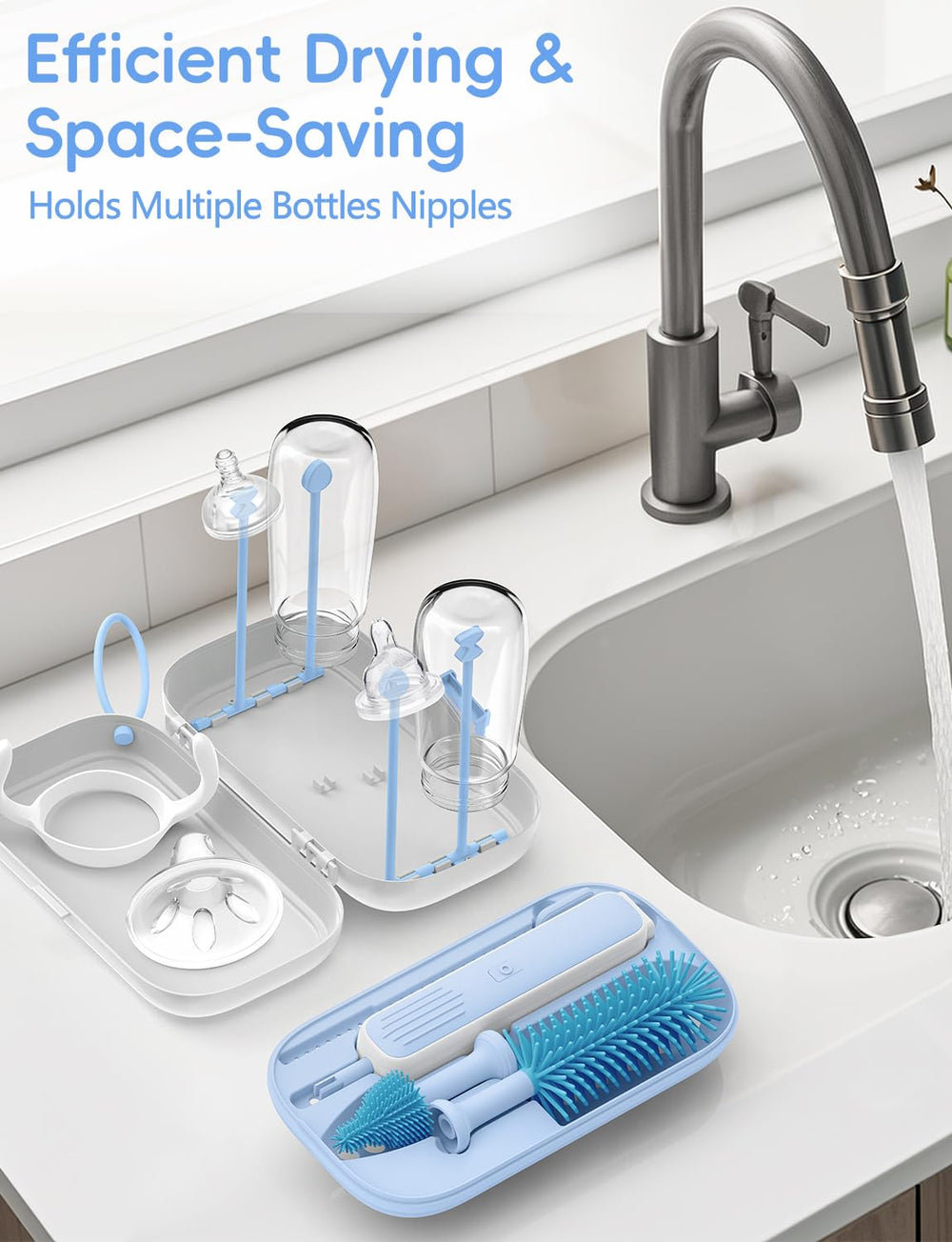 YASEW straw cleaner reaches narrow tubes easily