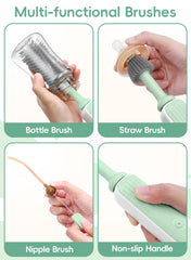 YASEW two-speed settings handle light residue and stubborn buildup.