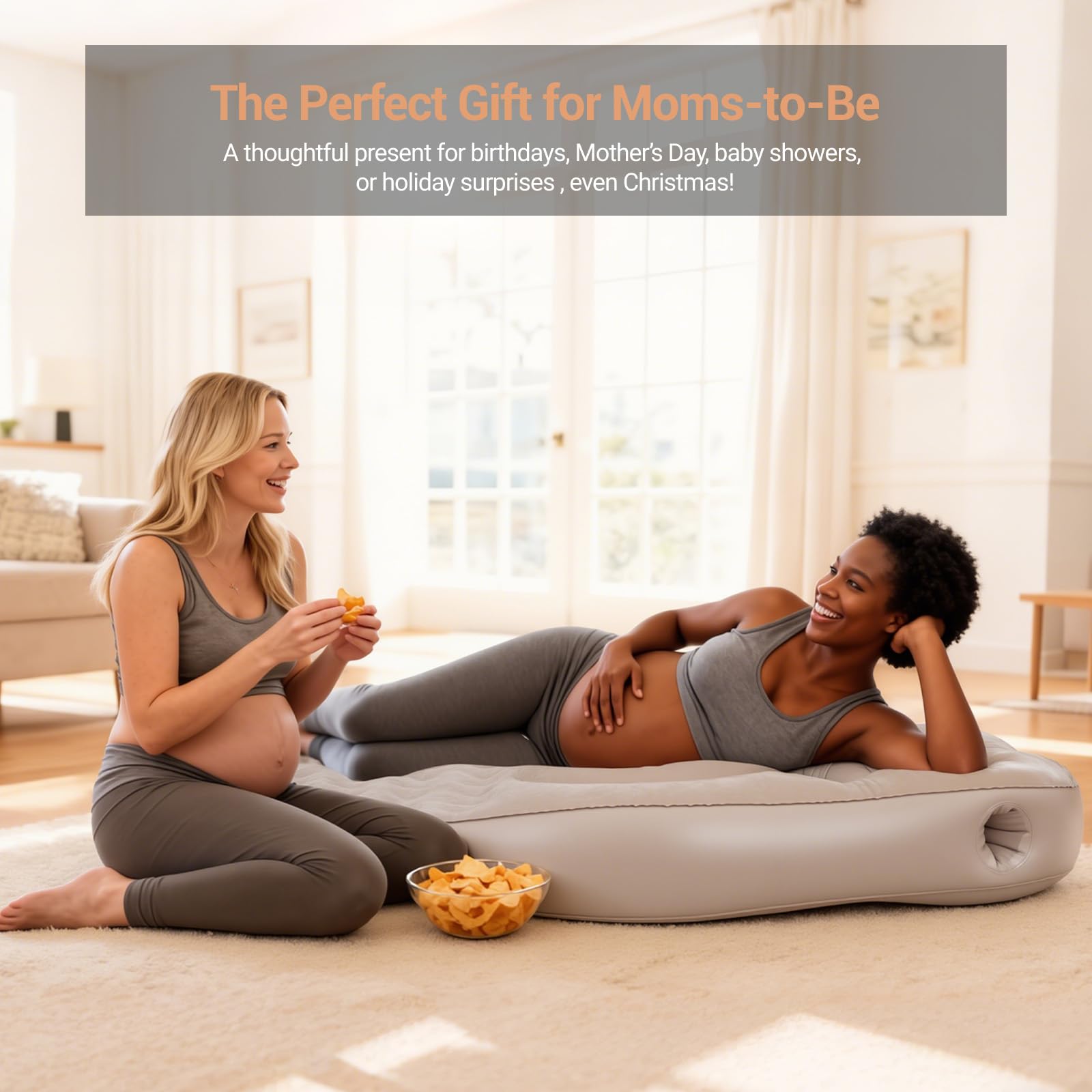 YATAOQINGJIE bed and travel-friendly pregnancy pillow for versatile use.