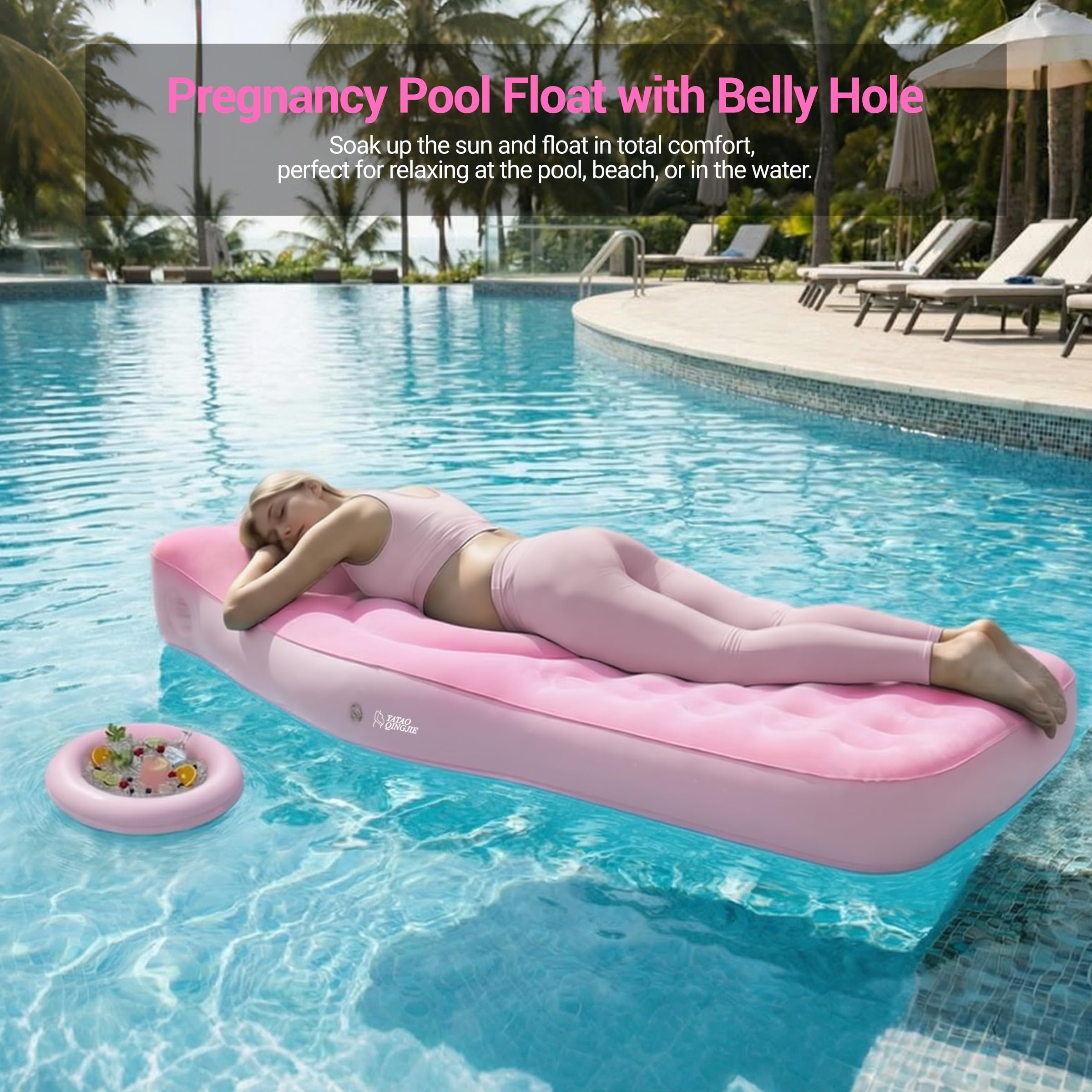 YATAOQINGJIE belly-support pillow helps distribute weight evenly