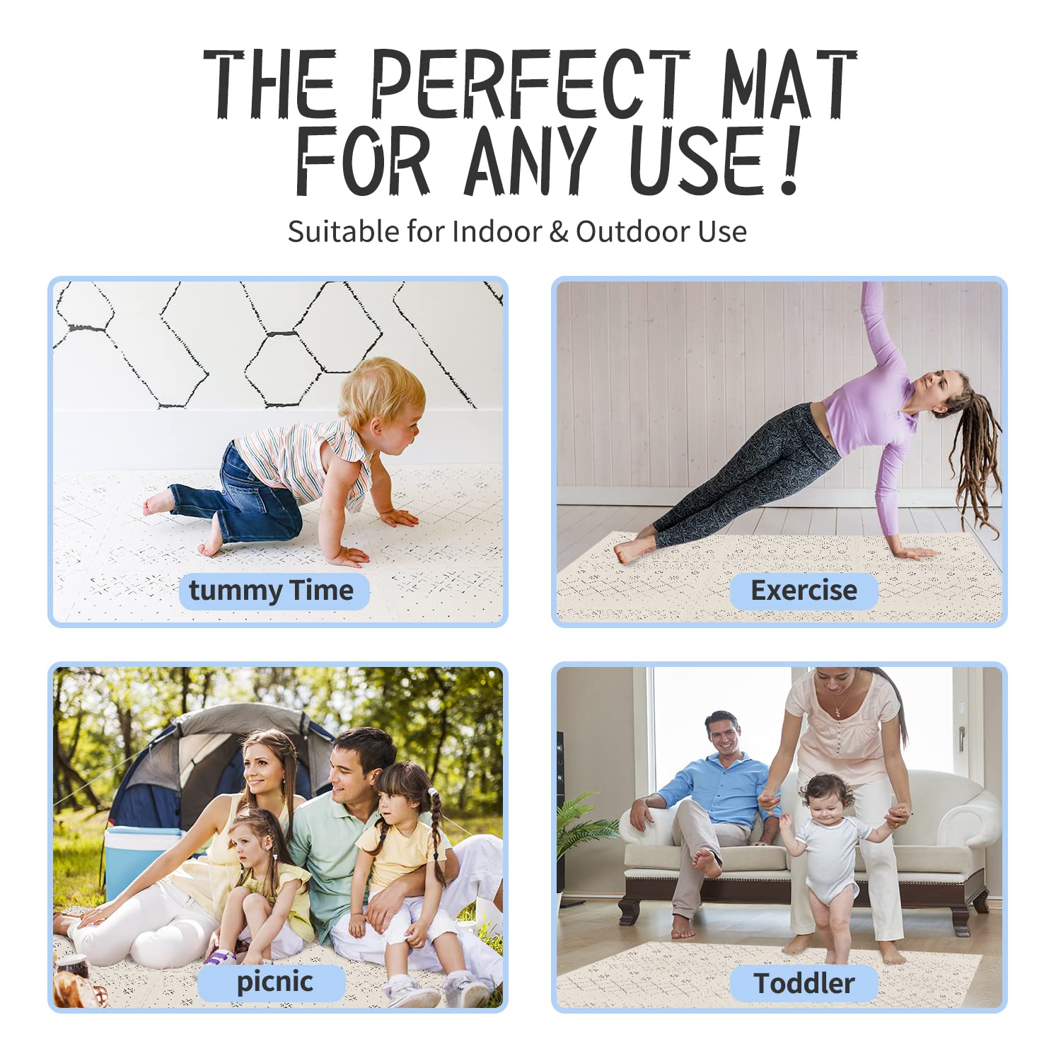 Yay! Mats hypoallergenic high-density foam is gentle on delicate skin