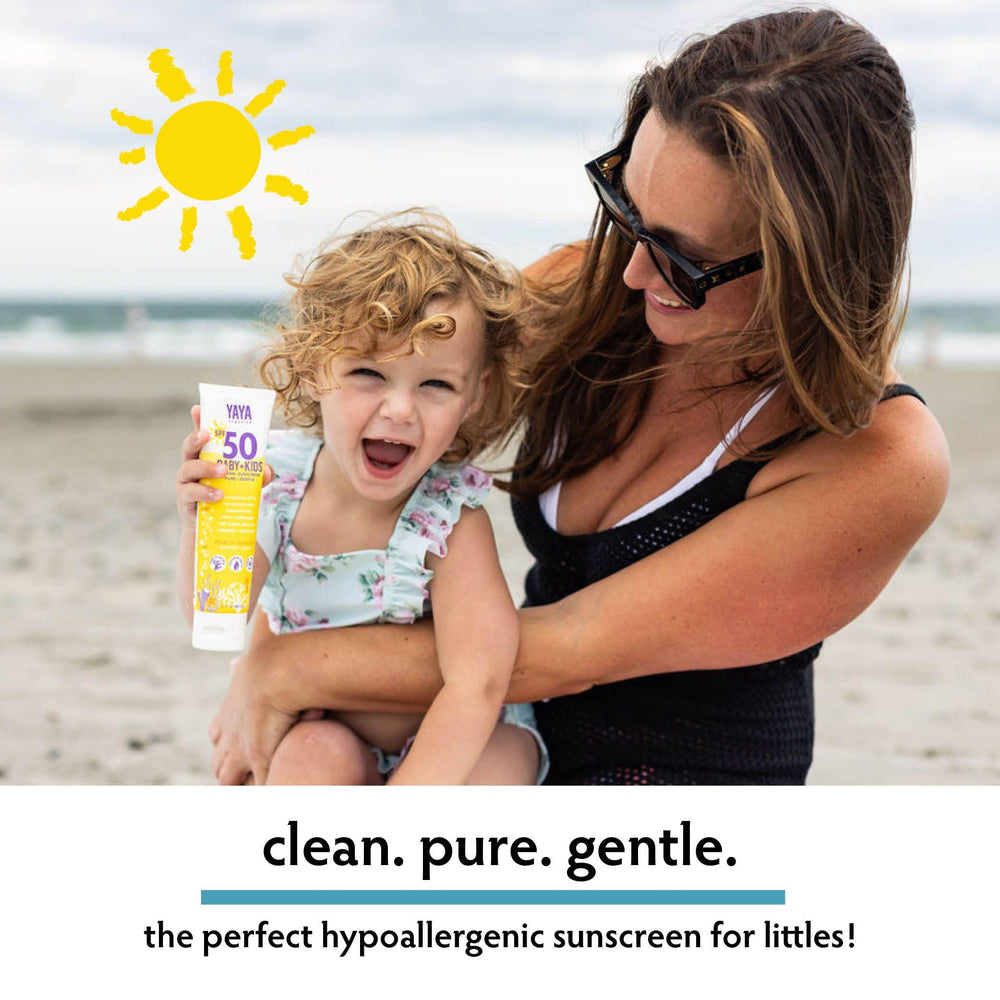 Outdoor family enjoying sun protection with YAYA products.