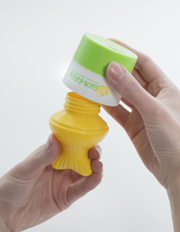 Refillable Sun-Easy system simplifies filling and cleaning for busy families