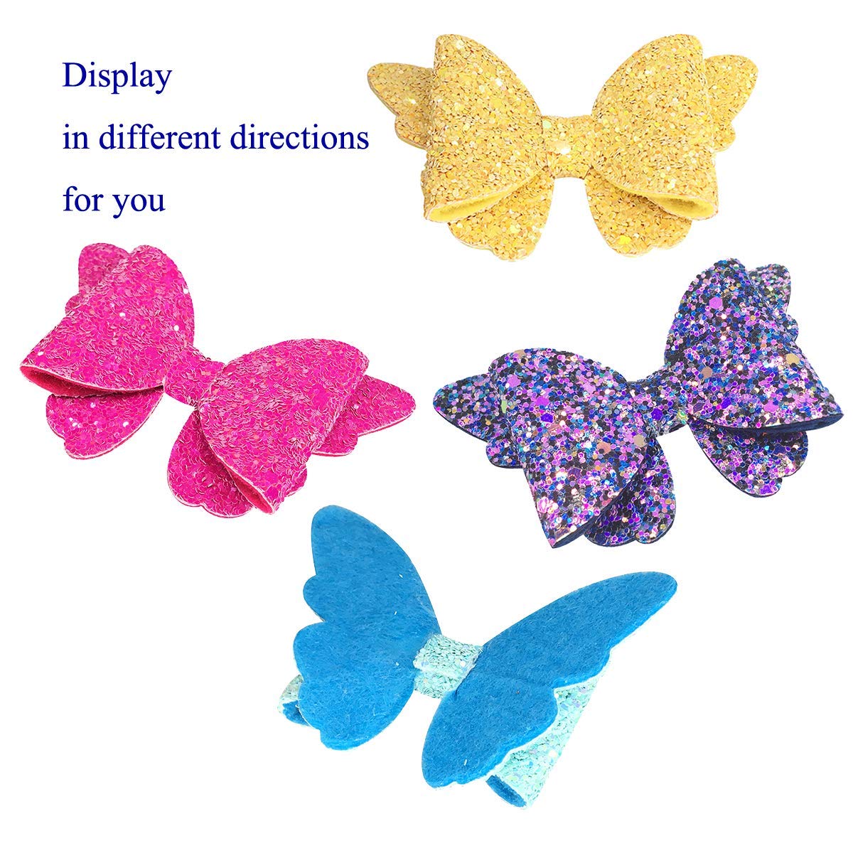 Yazon glitter bows dress up outfits for birthdays and everyday moments