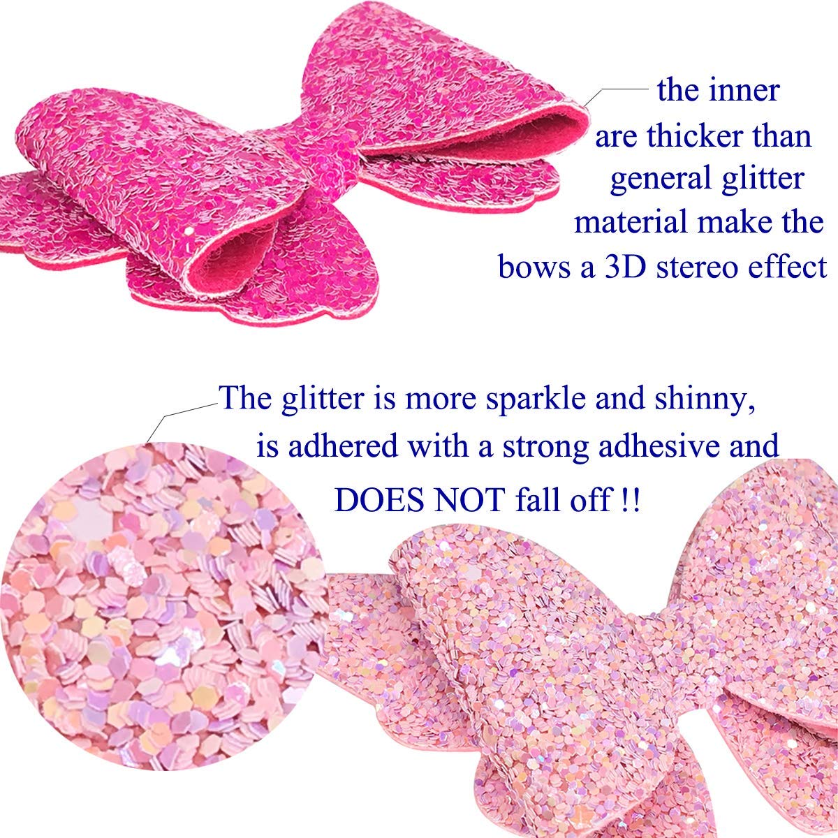 Yazon sparkly butterfly bow adds charm for parties and photos
