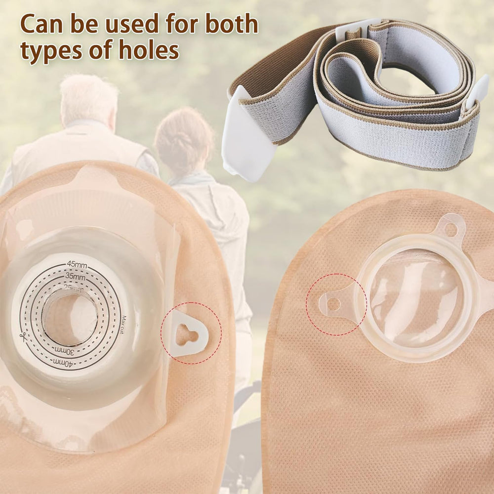 YBWYDH ostomy belt compatible with many brands using carabiner chassis.