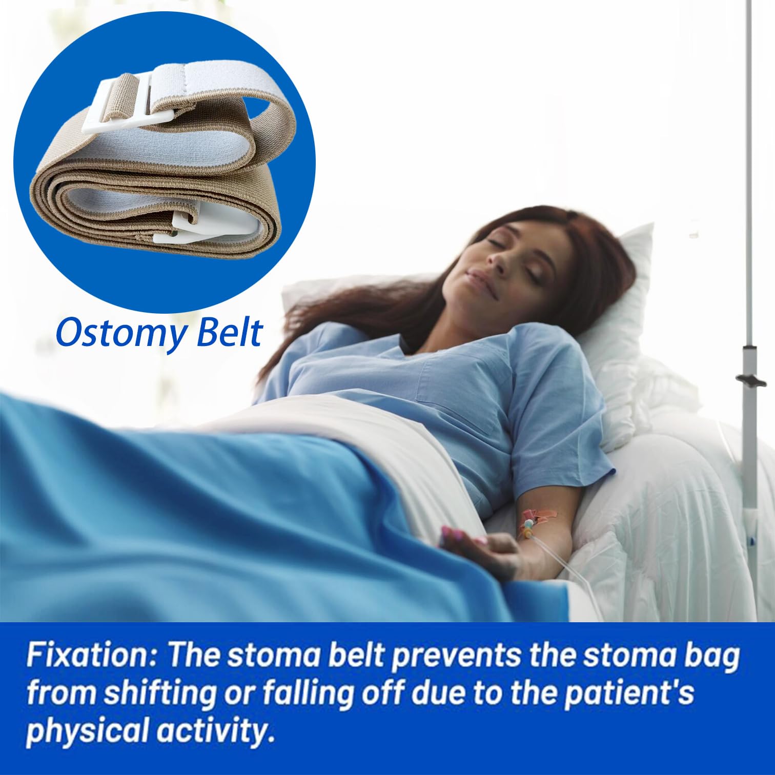 YBWYDH ostomy belt supports sweat evaporation and waist comfort.