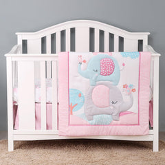 YCDTMY pink comforter showcases cozy warmth with breathable, safe fabrics.