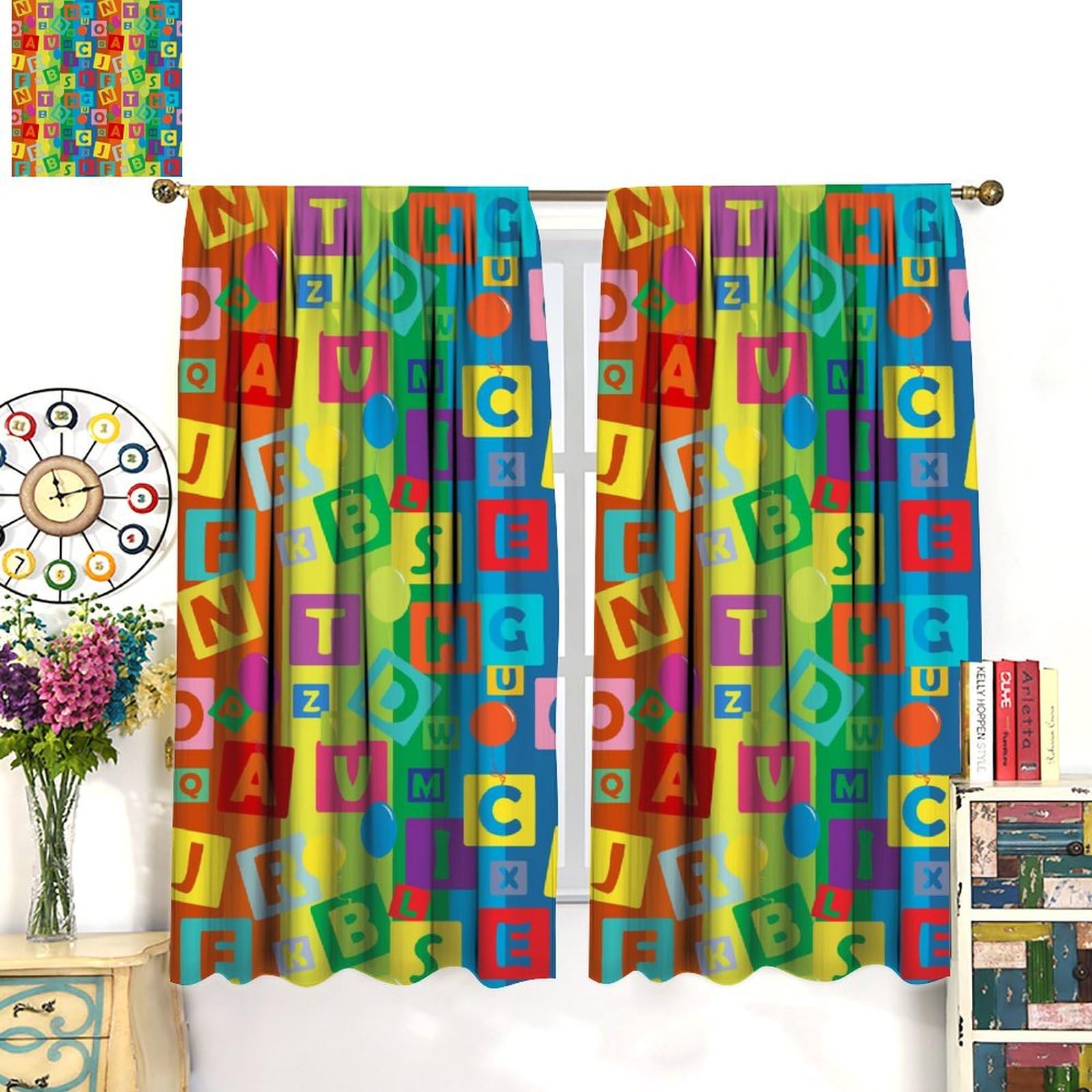 YCness kid-friendly drapes fit dorms or small bedrooms, adding whimsy without overwhelming the space.