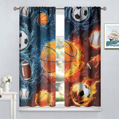YCness bedroom living room decor curtains enhance windows and privacy.