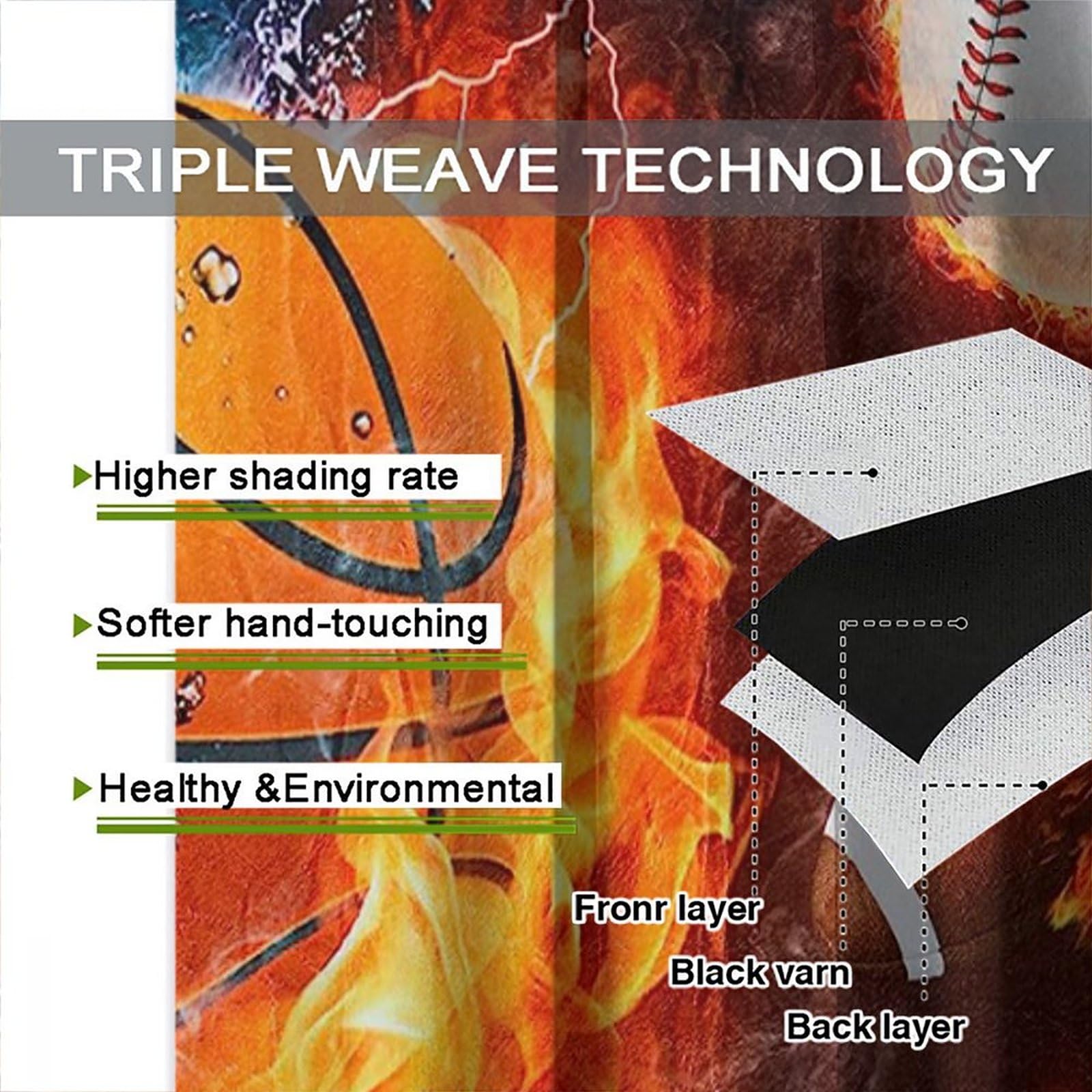 YCness 42x45 inch two-panel set keeps view outdoors while reducing glare.