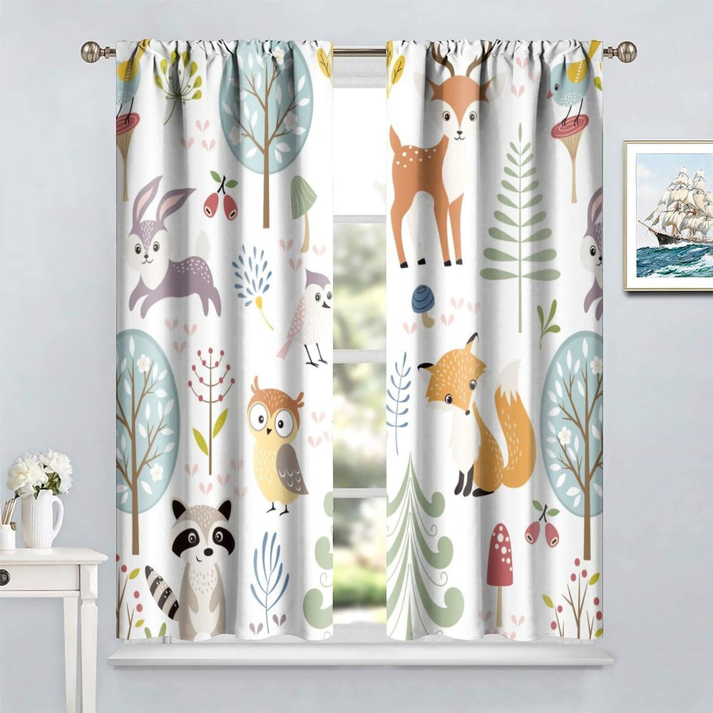 YCness monkeys-play curtains spark imaginative moments and comfy daylight balance.