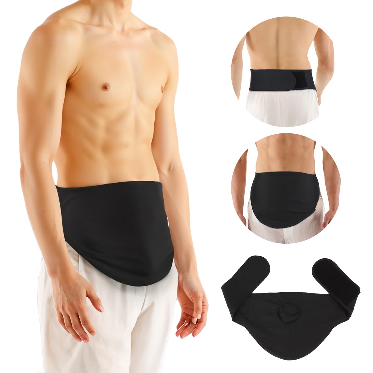 YConnect ostomy belt with secure-fit design for daily activity comfort.