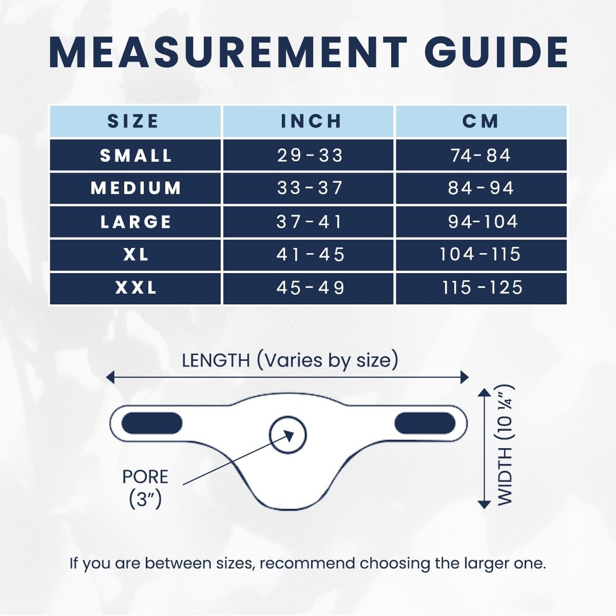 YConnect ostomy belt available in XLarge for comfortable fit.