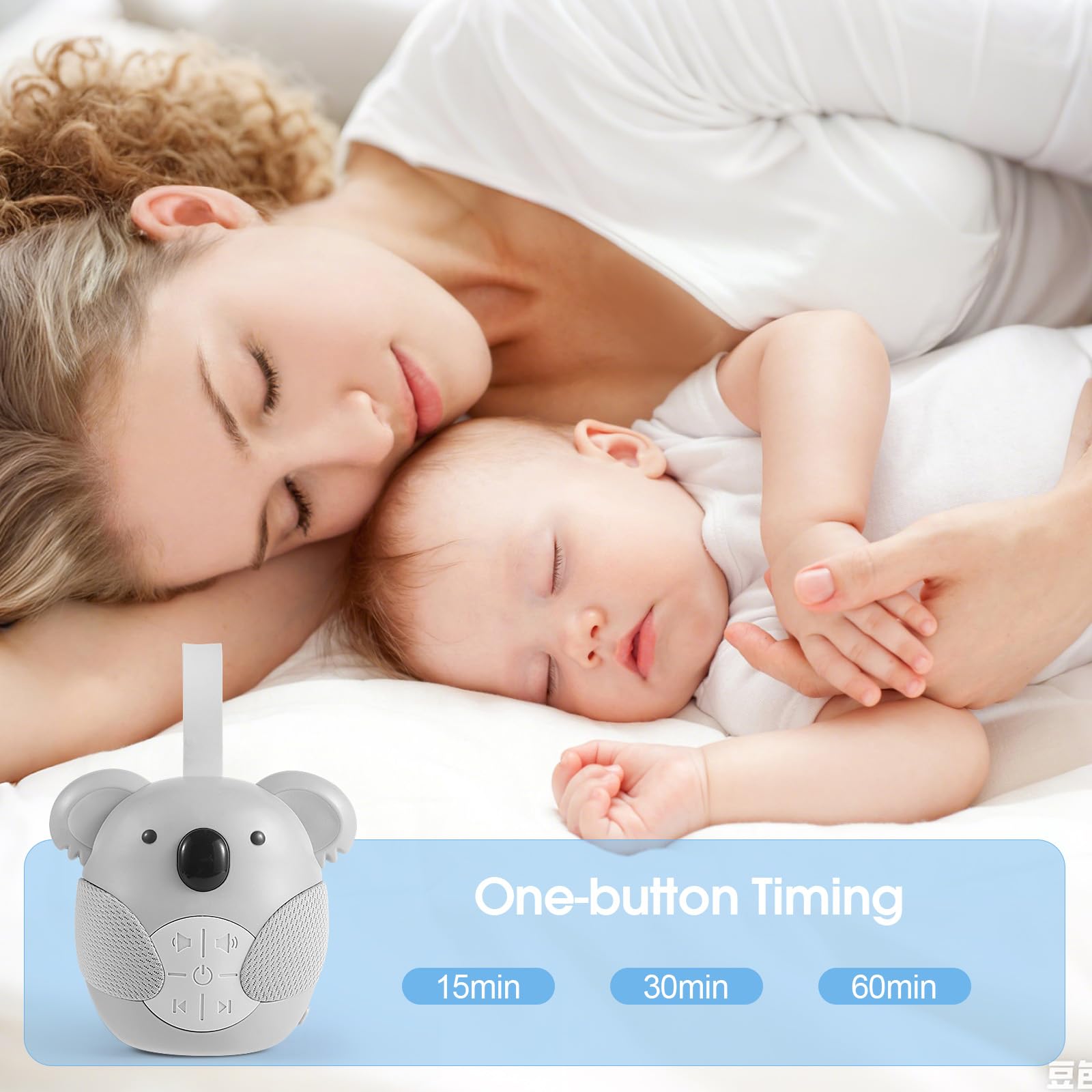 YCSXhandpick adjustable 15/30/60 minute timer for nap duration