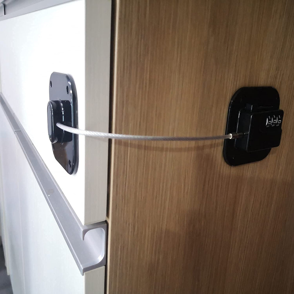 YEYA lock kit exposed with extra tapes for extended reuse.