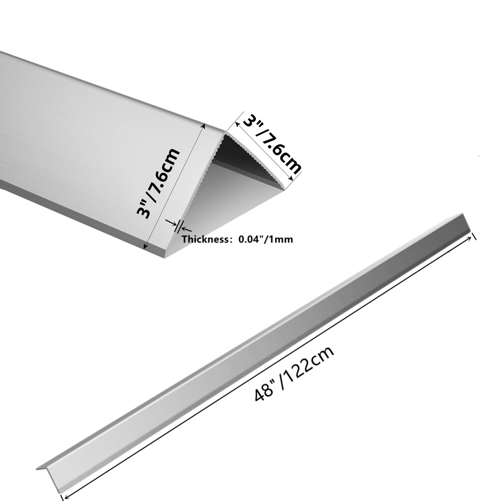 Yeaborn corner guard with inner stripe enables quick, strong wall adhesion.
